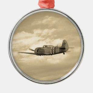 Yak 11 In Flight Metal Tree Decoration