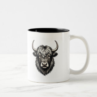 Yak Mug – Unique Minimalist Yak Design Coffee Cup 
