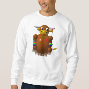 Yak playing with Yo-Yos Sweatshirt