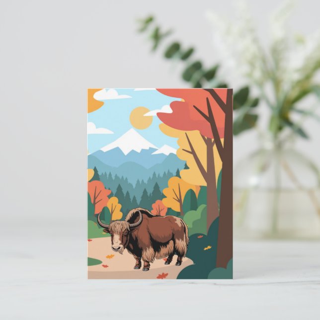 Yak Postcard (Standing Front)