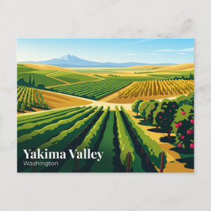 Yakima Valley USA Postcard
