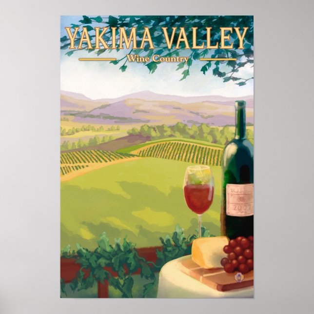 Yakima Valley, WashingtonWine Country Poster (Front)