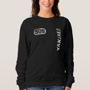 Yakima Washington 509 Area Code Vintage Retro Sweatshirt
