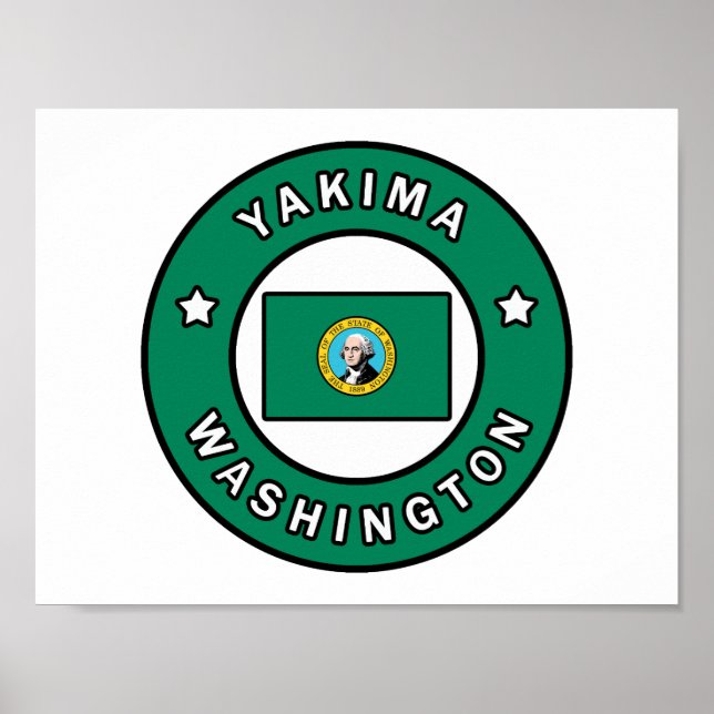 Yakima Washington Poster (Front)