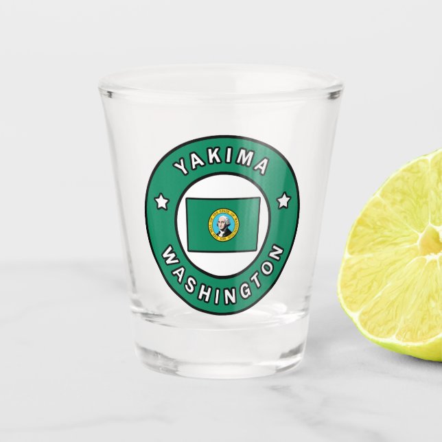 Yakima Washington Shot Glass (Front)