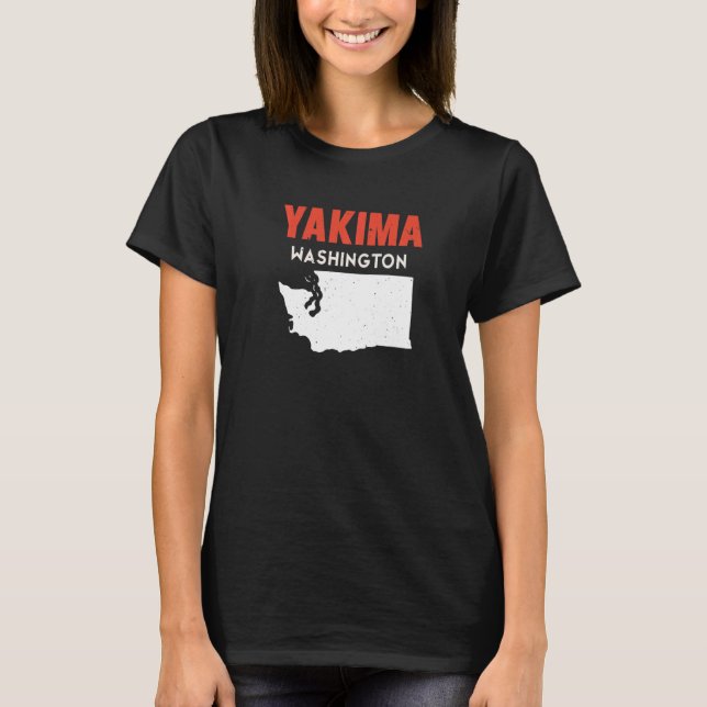 Yakima Washington USA State America Travel Washing T-Shirt (Front)