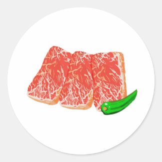 Yakiniku Carbi Classic Round Sticker
