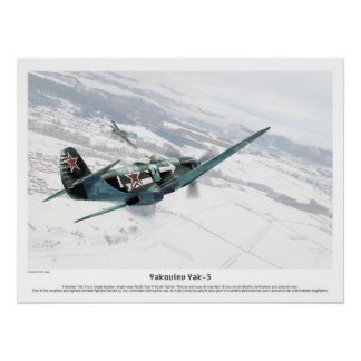 Yakovlev Yak-3 Poster