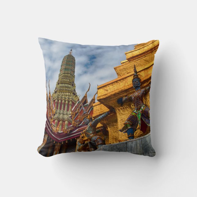 Yaksha at Wat Phra Kaeo Cushion (Front)