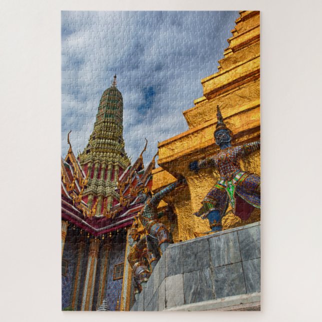Yaksha at Wat Phra Kaeo Jigsaw Puzzle (Vertical)