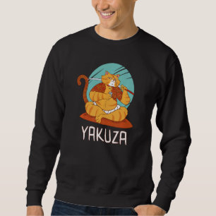 Yakuza Cat Gokudo Japanese Mafia Katana Japan Sake Sweatshirt