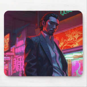 Yakuza Neon City  Mouse Pad