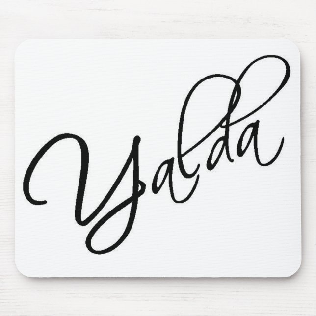 Yalda Mouse Pad (Front)