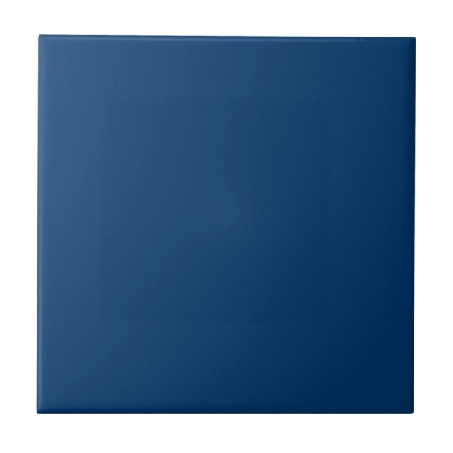 Yale Blue Solid Color Tile (Front)
