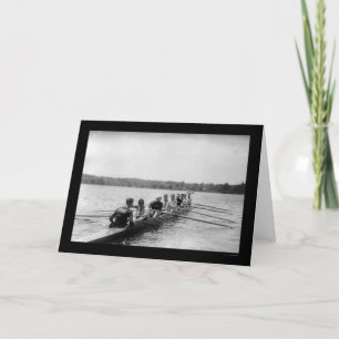 Yale Rowing Racing Shell 1915 Card