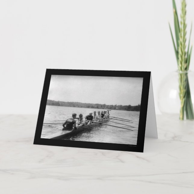 Yale Rowing Racing Shell 1915 Card (Front)