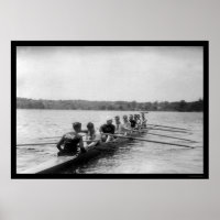 Yale Rowing Racing Shell 1915