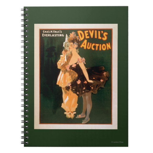 Yale's Everlasting Devil's Auction Play Spiral Notebook (Front)