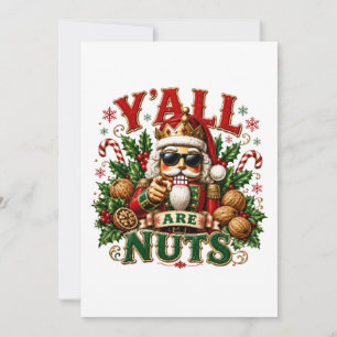 Y'ALL ARE NUTS HOLIDAY CARD