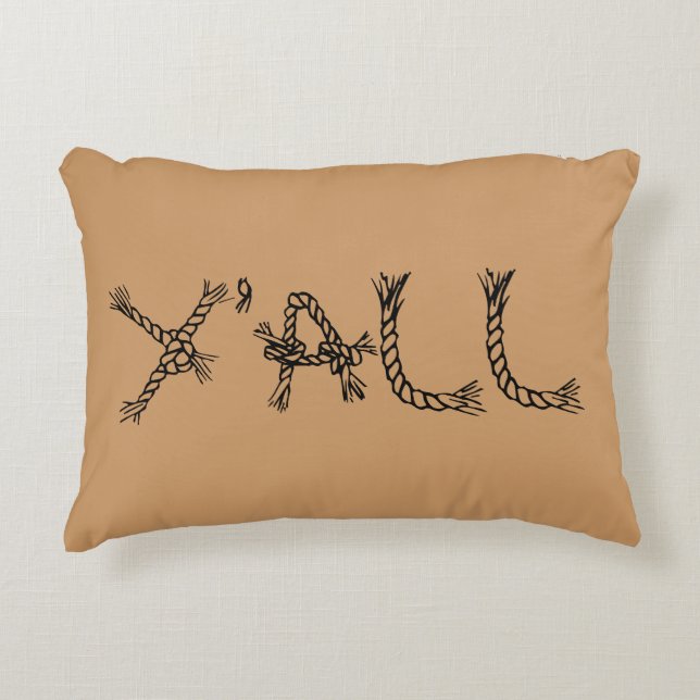 Y'ALL DECORATIVE CUSHION (Front)