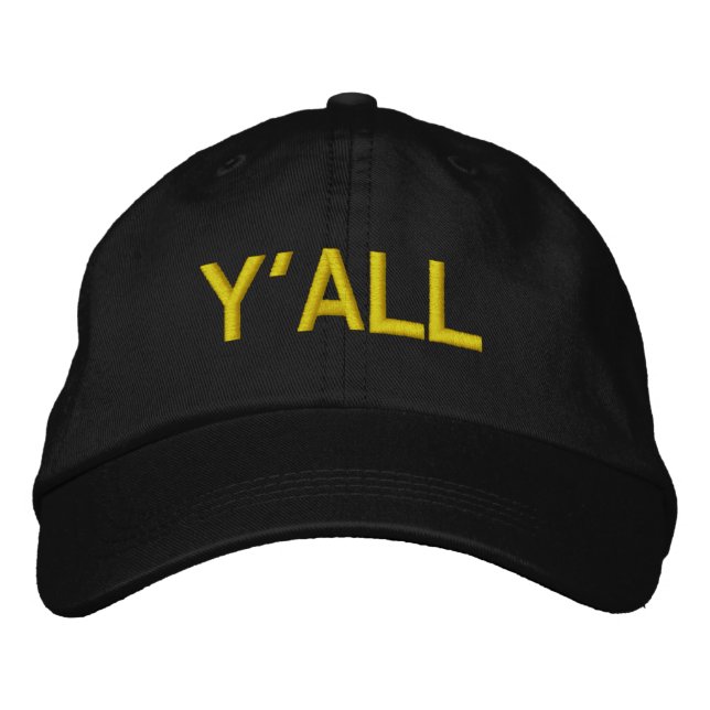 Y'ALL EMBROIDERED HAT (Front)