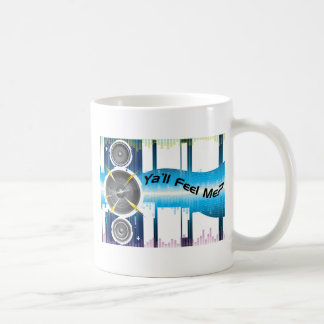 Ya'll Feel Me Bass Equalizer Soundwaves Coffee Mug