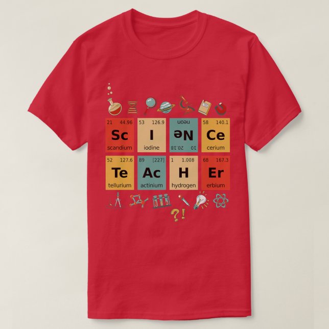 Y'all Need Science Chemistry Biology Physics Teach T-Shirt (Design Front)