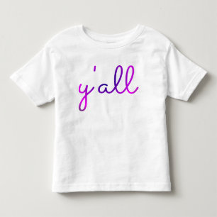 Y'all Toddler Raglan T-Shirt