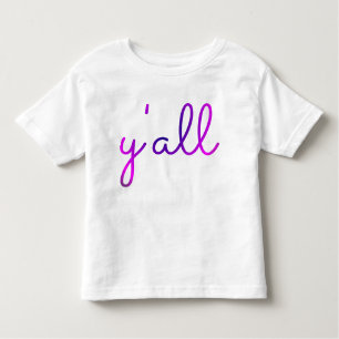 Y'all Toddler Raglan Toddler T-Shirt