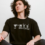 Y'all Western Halloween with Elf or Witch Shoes T-Shirt<br><div class="desc">Saddle up for spooky season with this minimalist "Y'all" tee, perfect for Western Halloween vibes. Swap your boots for witch or elf shoes and embrace the cowgirl or cowboy spirit with a touch of witchy magic. Ideal for anyone looking to add a touch of spooky, witchy vibes to their wardrobe....</div>