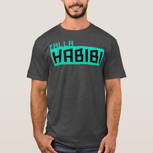 Yalla Habibi Tee Arabic (Front)