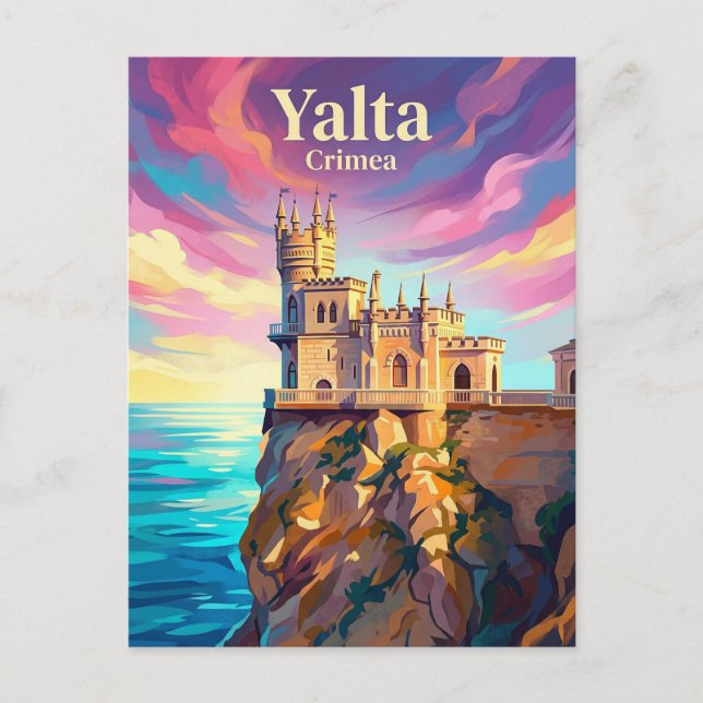 Yalta Crimea Postcard (Front)