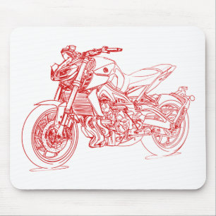 Yam FZ09 MT09 2017 Mouse Pad