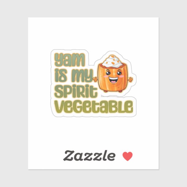 Yam Is My Spirit Vegetable Classic (Sheet)