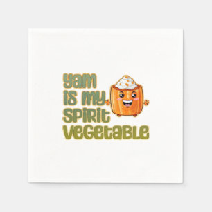 Yam Is My Spirit Vegetable Classic Napkin