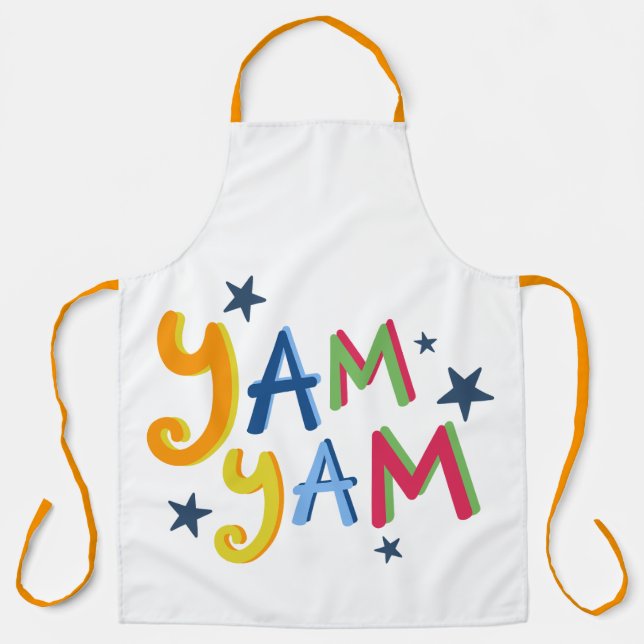 Yam Yam Black Country Apron (Front)