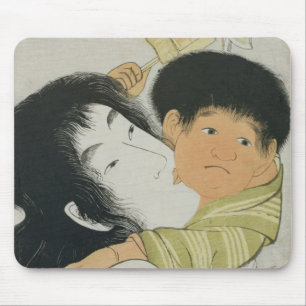 Yama-Uba and Kintoki Mouse Pad