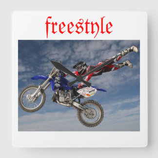 yamaha freestyle square wall clock
