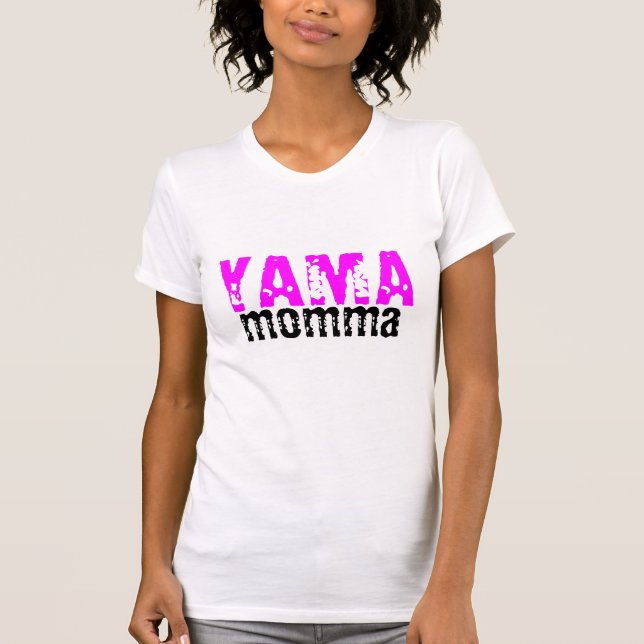 Yamaha Momma! Wanna Ride  shirt Harley ! (Front)