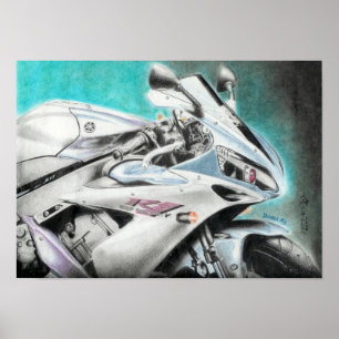 Yamaha R1 Poster