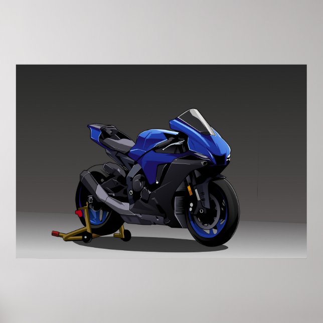 Yamaha R1 Poster (Front)