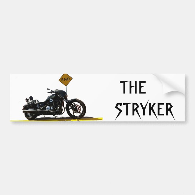 YAMAHA STRYKER BUMPER STICKER (Front)