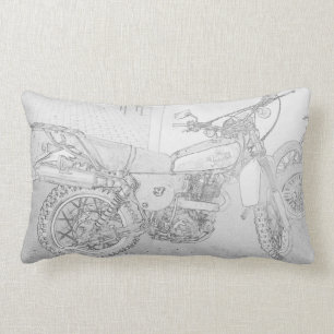 Yamaha XT500 Scrambler Motorcycle Bike Cushion