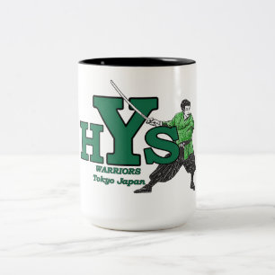 Yamato HS Japan Warriors Two-Tone Coffee Mug
