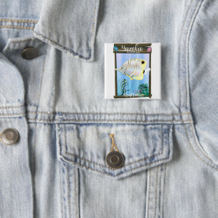Yamba, New South Wales, Australia 15 Cm Square Badge