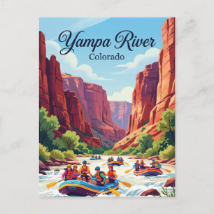 Yampa River, Colorado, USA Postcard