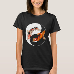 Yang Carp Balance Taijitu Japanese Nishikigoi Koi T-Shirt