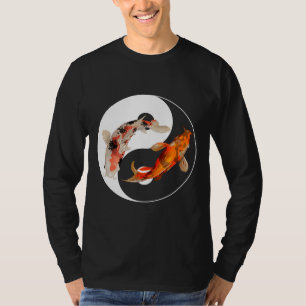 Yang Carp Balance Taijitu Japanese Nishikigoi Koi T-Shirt