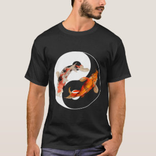 Yang Carp Balance Taijitu Japanese Nishikigoi Koi T-Shirt