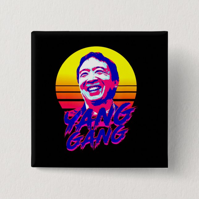 Yang Gang 15 Cm Square Badge (Front)